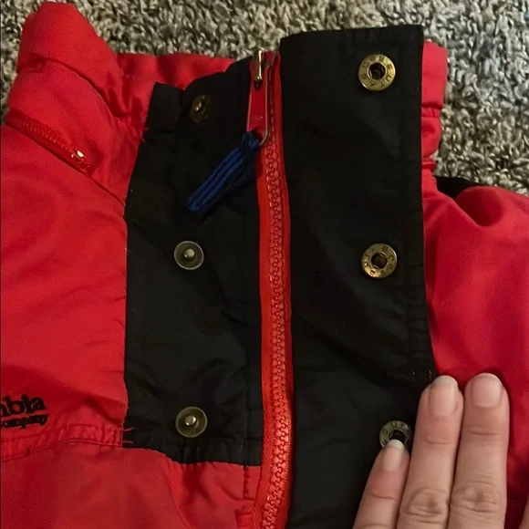 Columbia Boys Jacket - Red and Black - Picture 8 of 14